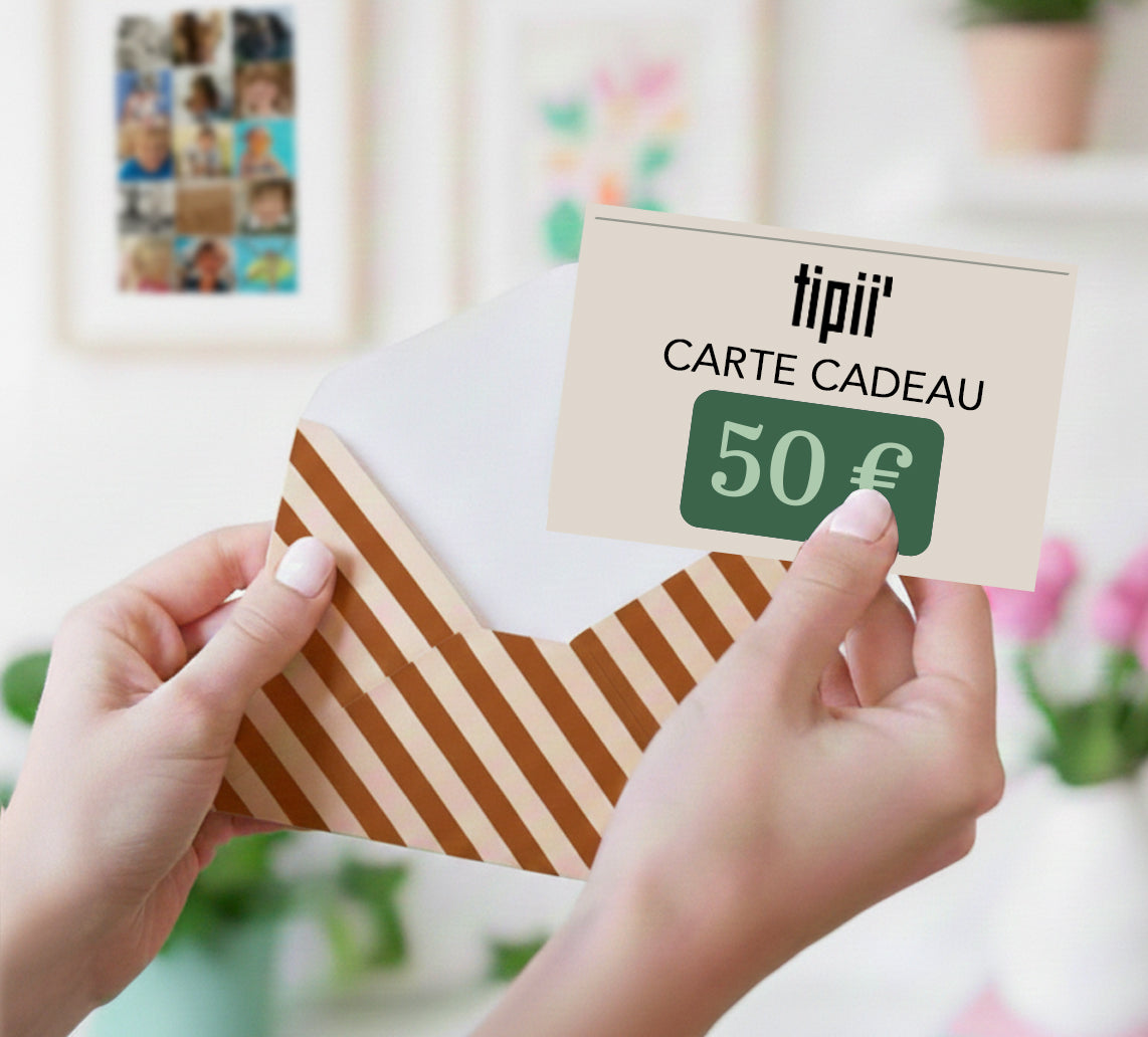 E-Carte Cadeau Tipii : recevez votre carte en moins 2 minutes !